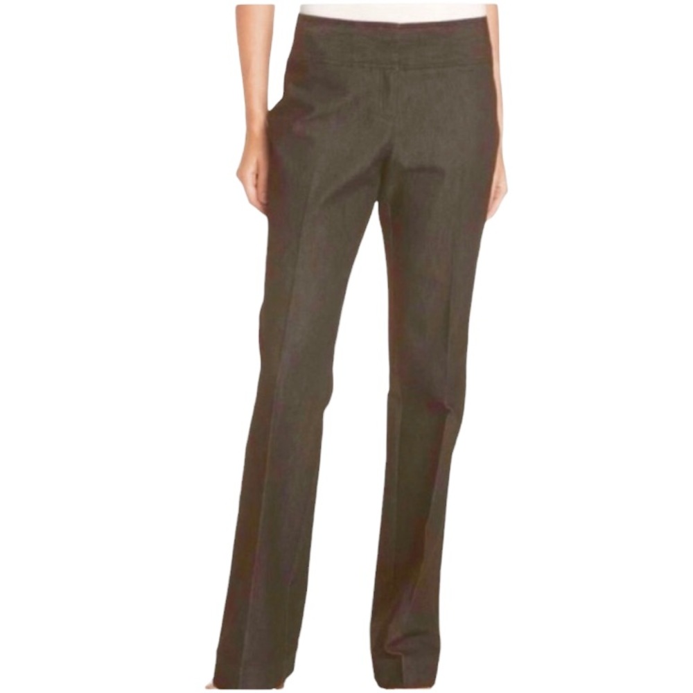 NWT Kenneth Cole New York Chocolate Heather Brown The Amanda Pant Dress sz 10